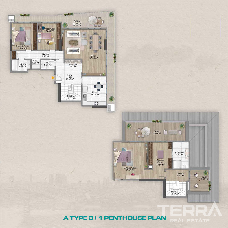Elegance and Luxury United in New Apartments in Şişli, İstanbul - 100817