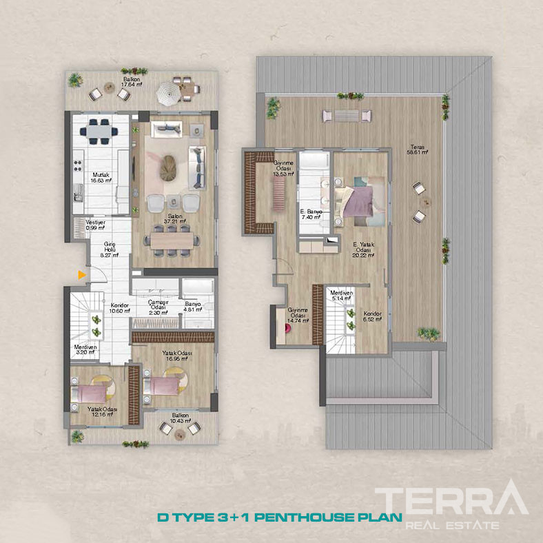Elegance and Luxury United in New Apartments in Şişli, İstanbul - 100819