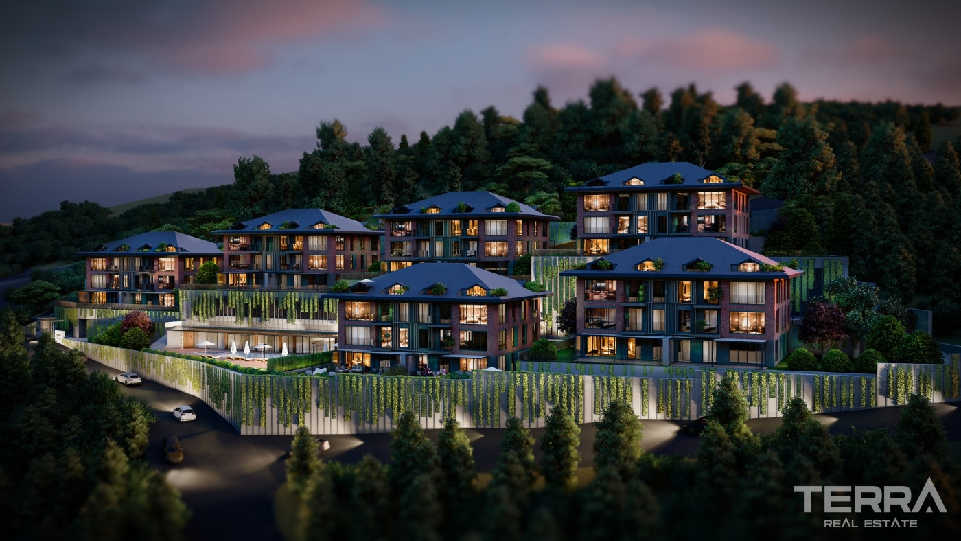 Sea and Forest View Apartments with Top Amenities in Sarıyer, İstanbul - 100670