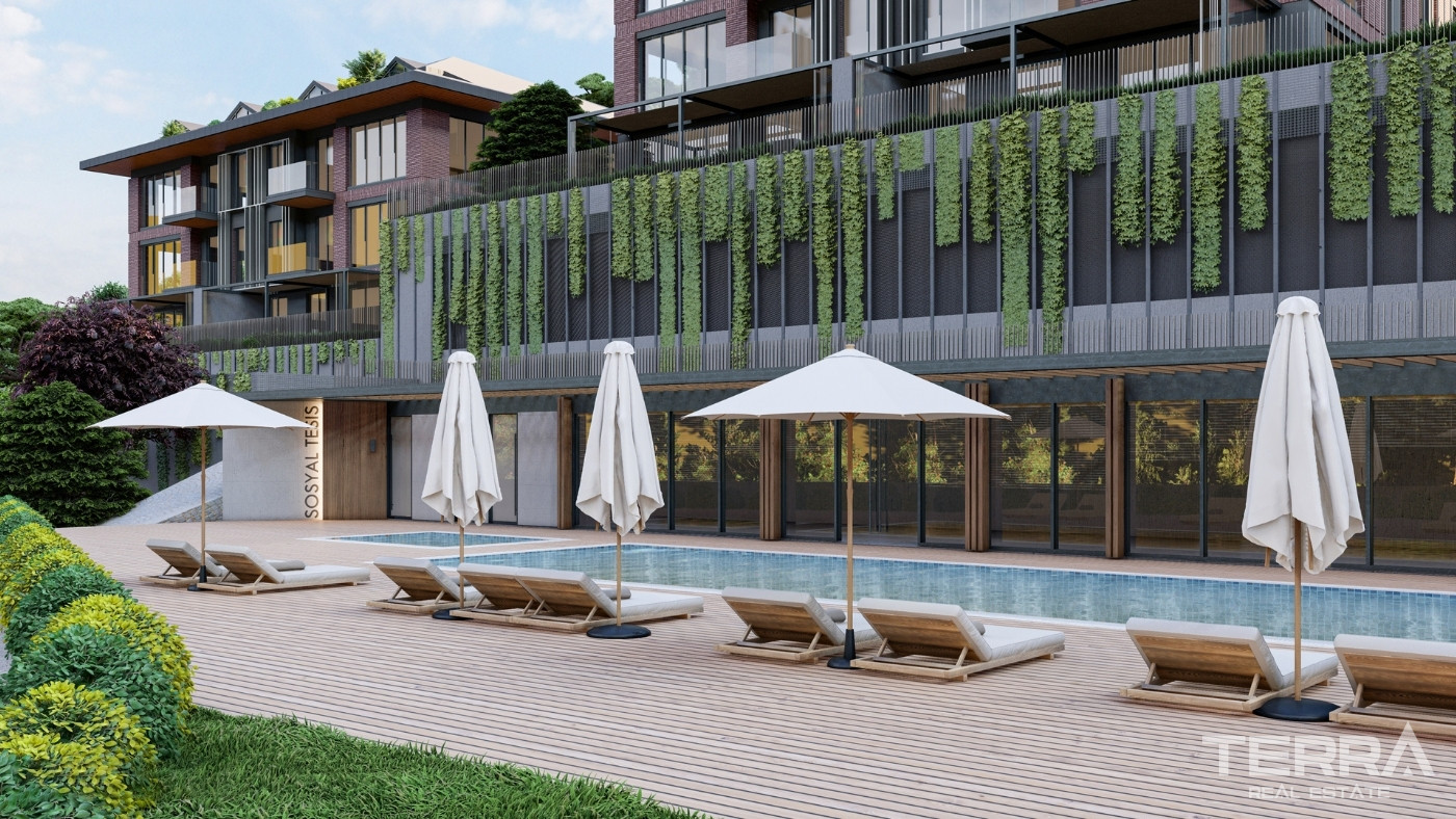 Sea and Forest View Apartments with Top Amenities in Sarıyer, İstanbul - 100677