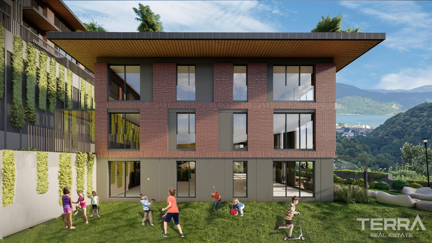 Sea and Forest View Apartments with Top Amenities in Sarıyer, İstanbul - 100681