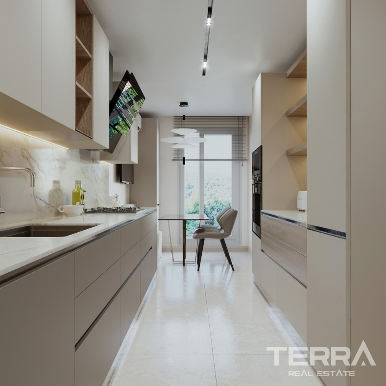Sea and Forest View Apartments with Top Amenities in Sarıyer, İstanbul - 100700