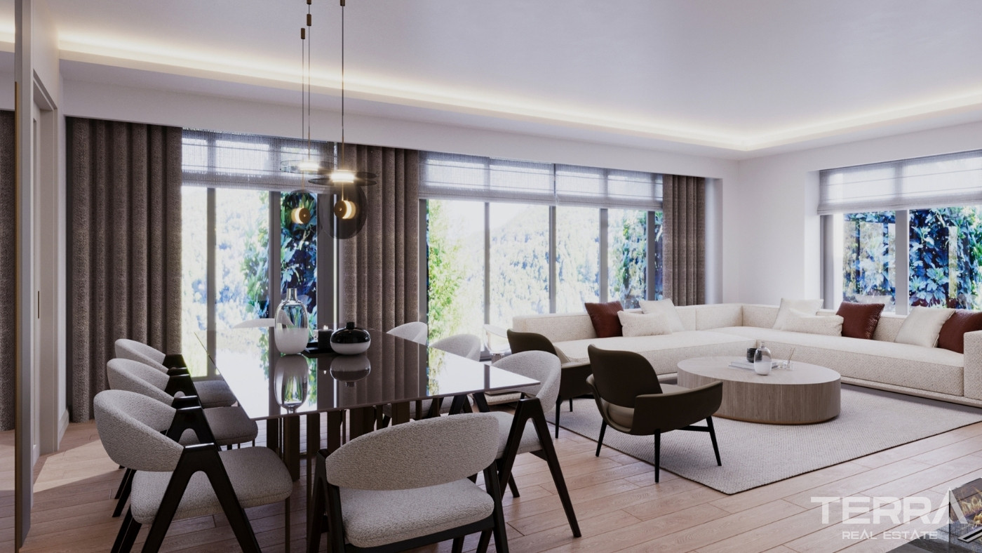 Sea and Forest View Apartments with Top Amenities in Sarıyer, İstanbul - 100711