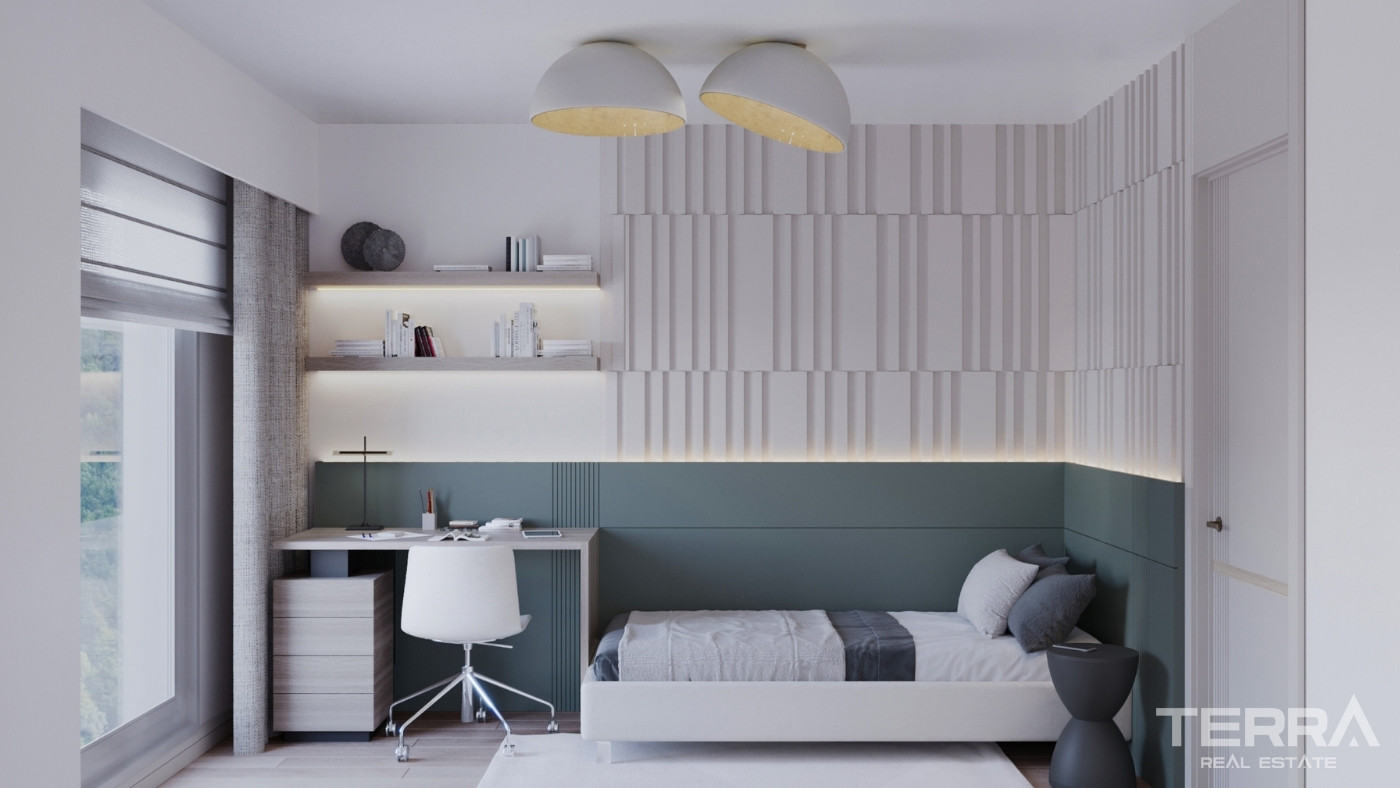 Sea and Forest View Apartments with Top Amenities in Sarıyer, İstanbul - 100714
