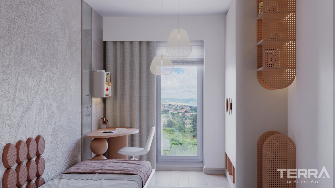 Sea and Forest View Apartments with Top Amenities in Sarıyer, İstanbul - 100717