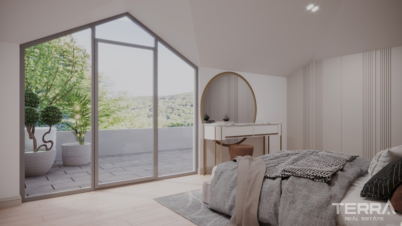 Sea and Forest View Apartments with Top Amenities in Sarıyer, İstanbul - 100727