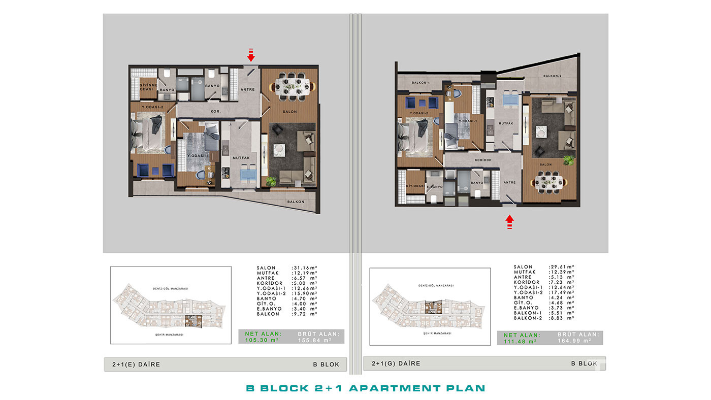 Family Concept Apartments with Lake Views in Büyükçekmece, İstanbul - 100891
