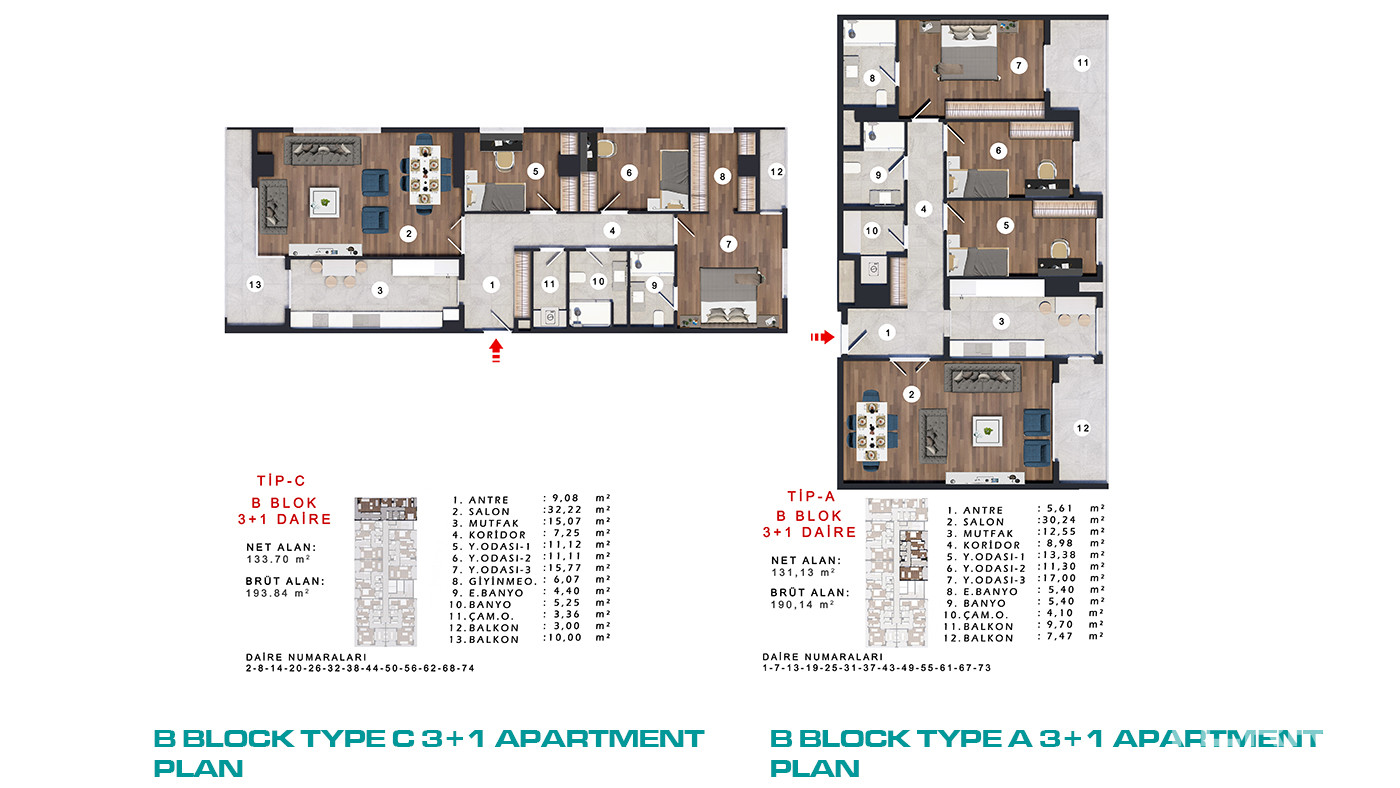 Apartments with Modern Features in Büyükçekmece, İstanbul - 100920