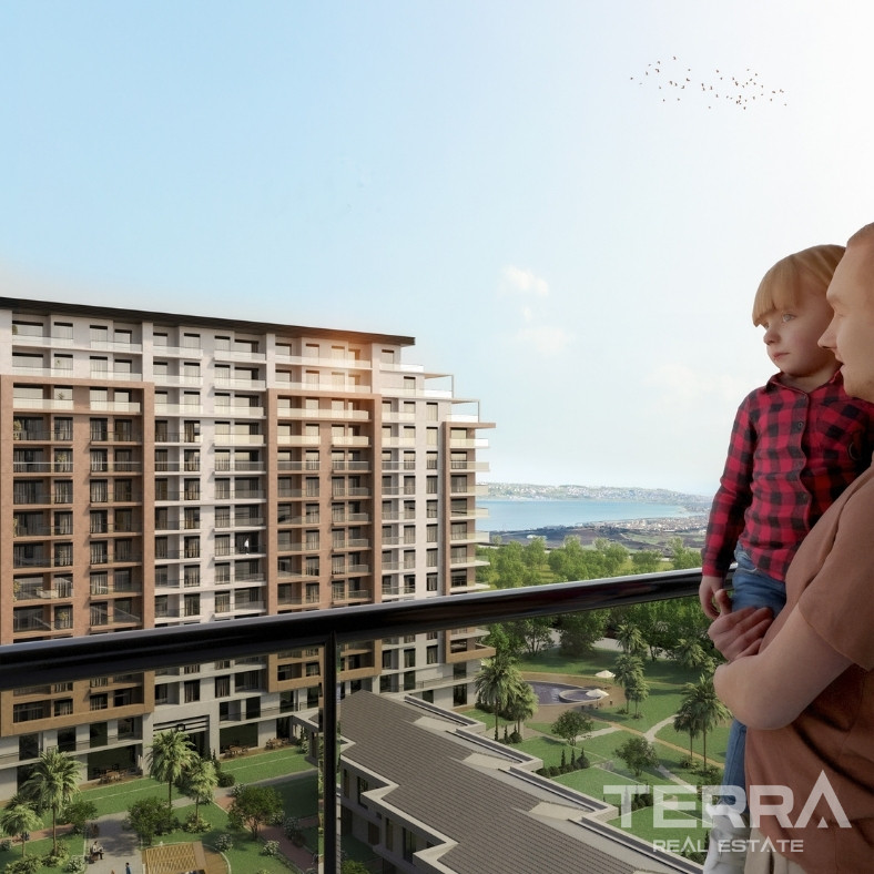 Apartments with Modern Features in Büyükçekmece, İstanbul - 100923