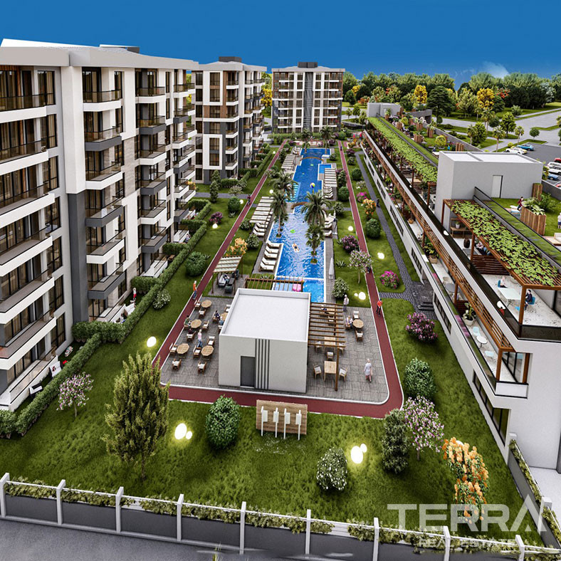 Well-Located Apartments in a Complex with Amenities in Kepez, Antalya - 101042