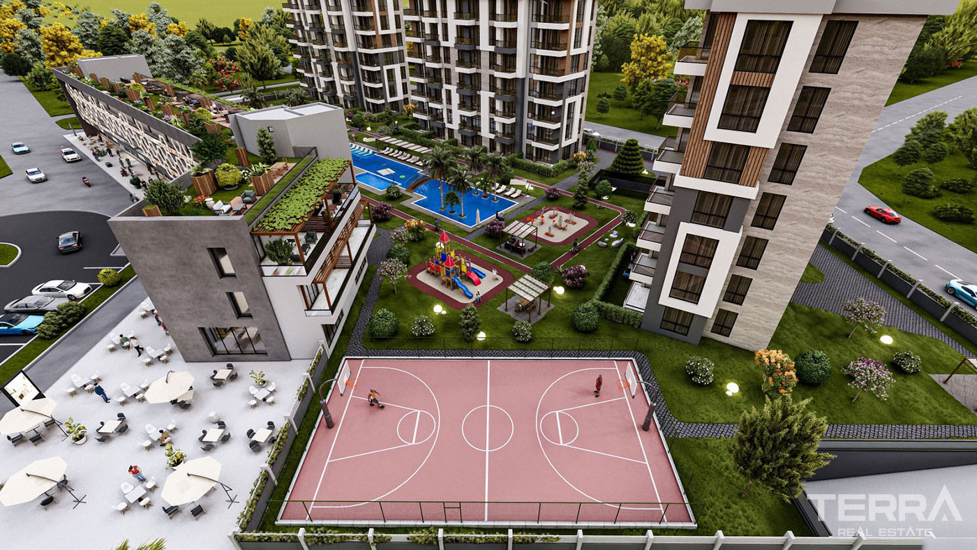 Well-Located Apartments in a Complex with Amenities in Kepez, Antalya - 101047