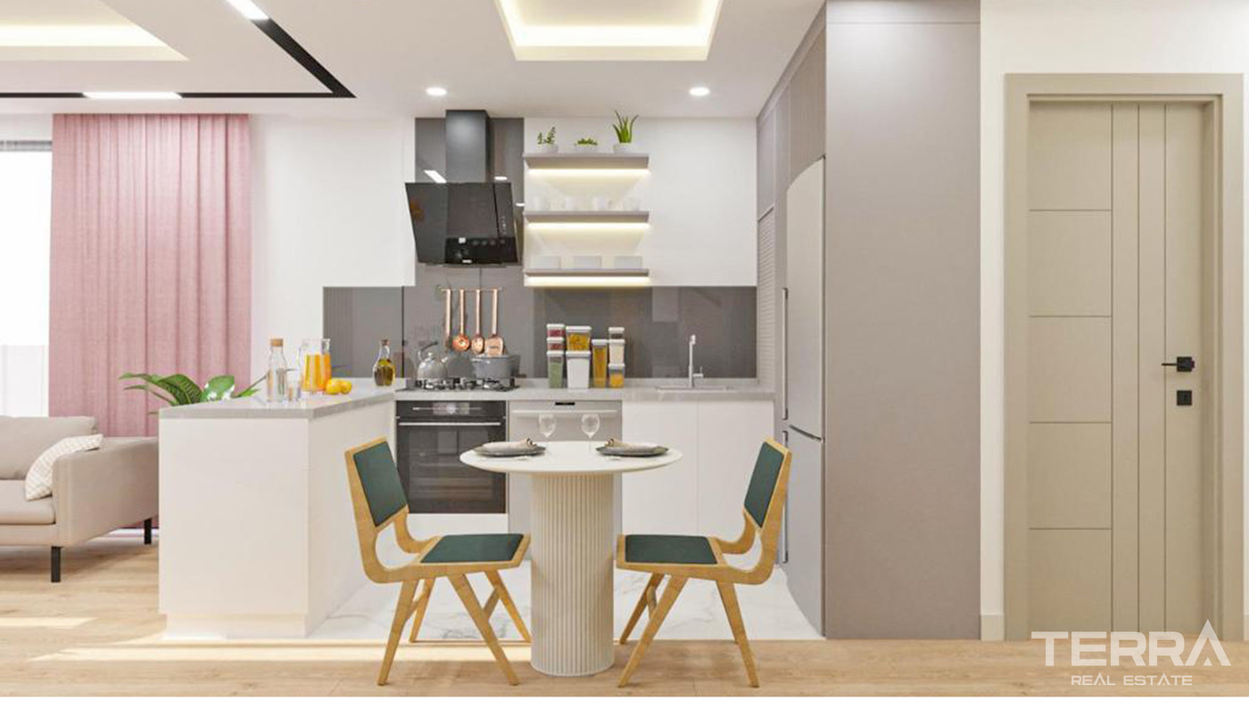 Contemporary Flats within a Secure Complex in Altıntaş, Antalya - 101062