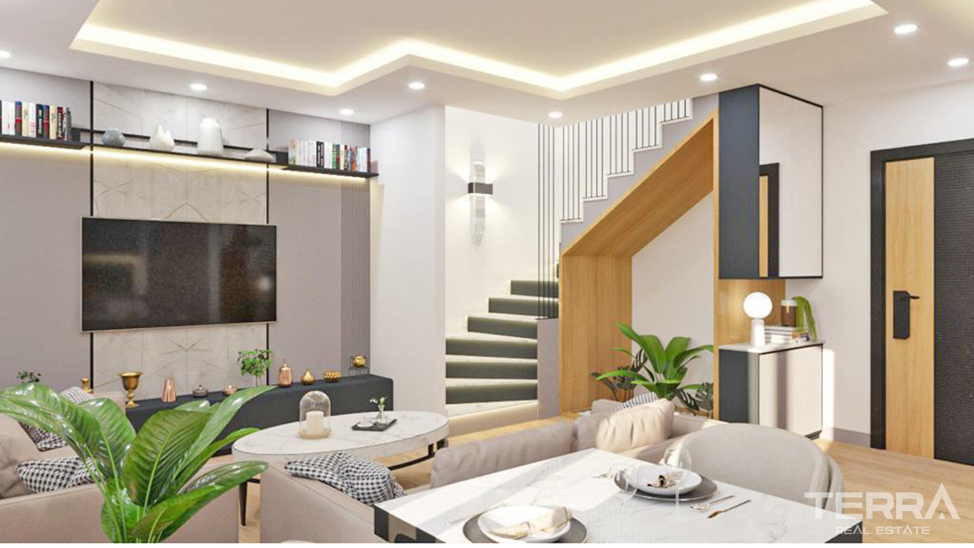Contemporary Flats within a Secure Complex in Altıntaş, Antalya - 101064