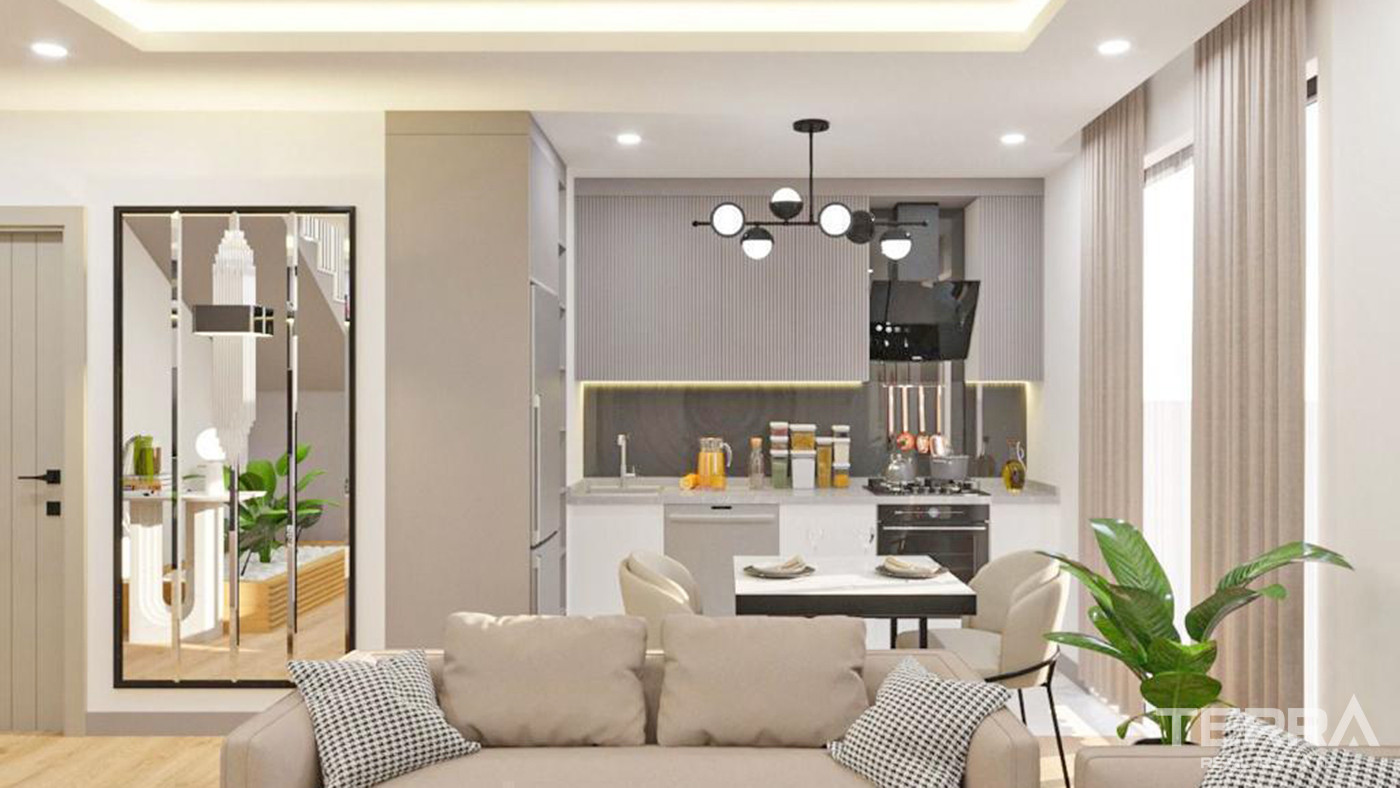 Contemporary Flats within a Secure Complex in Altıntaş, Antalya - 101072