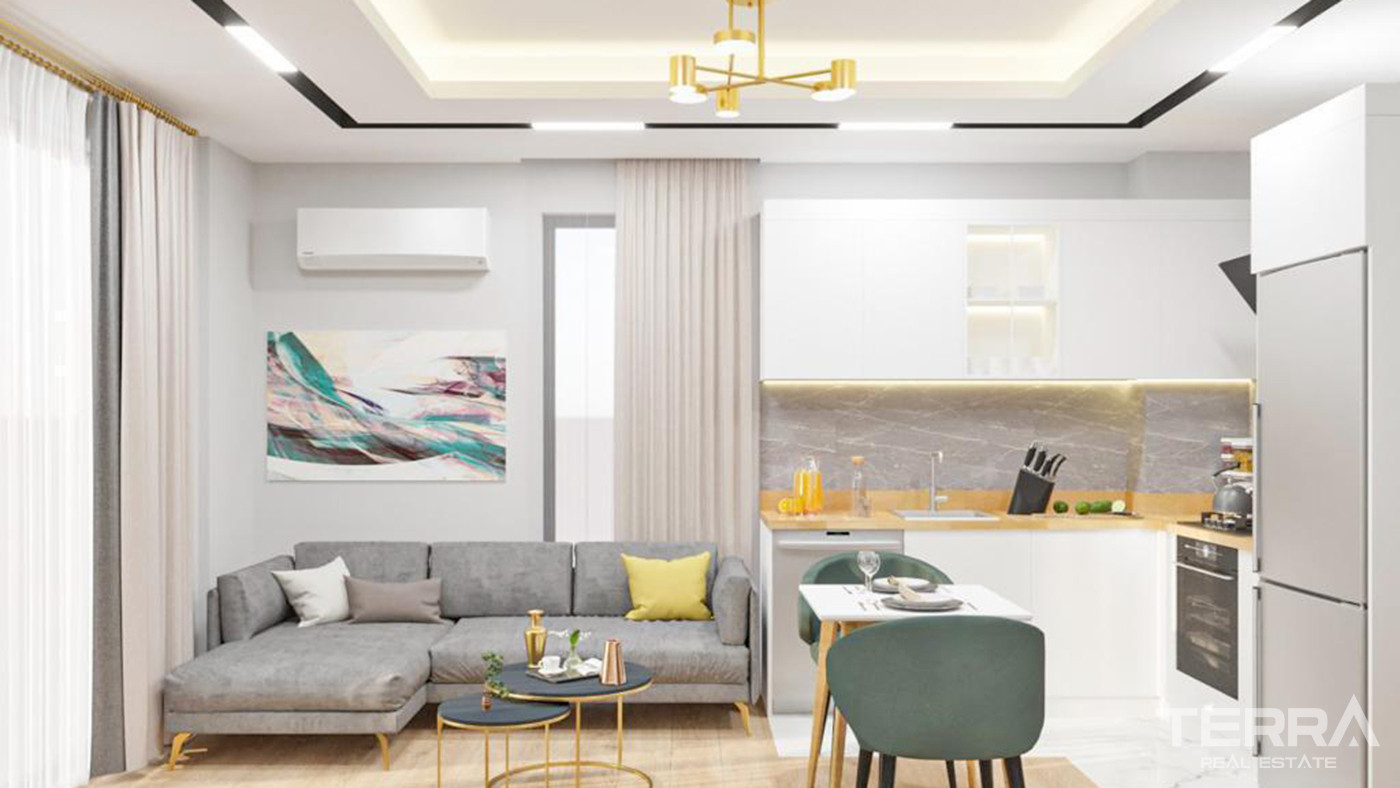 Contemporary Flats within a Secure Complex in Altıntaş, Antalya - 101080