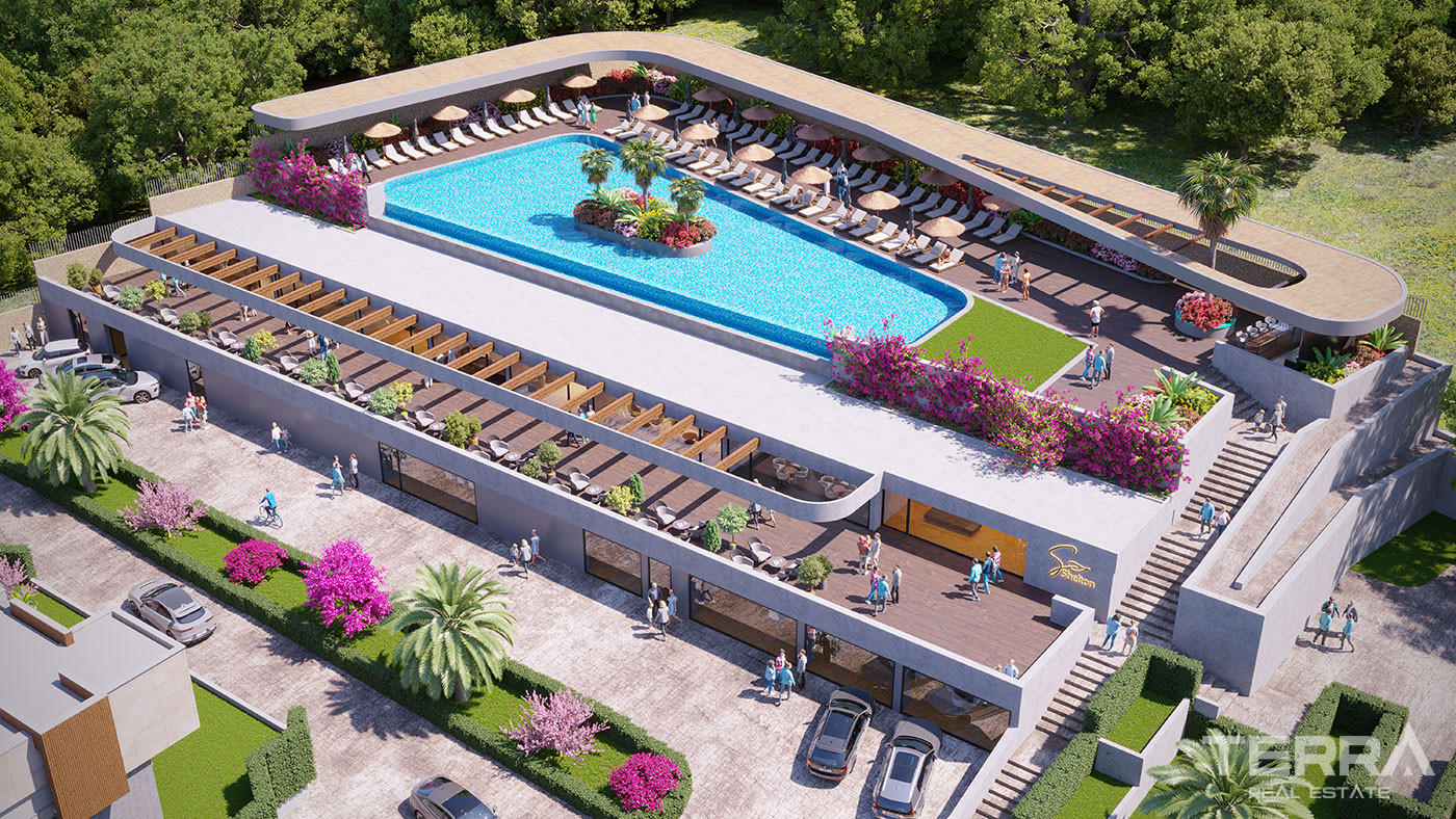 Semi-Detached Villas with Private Beach Access in Bodrum - 101187