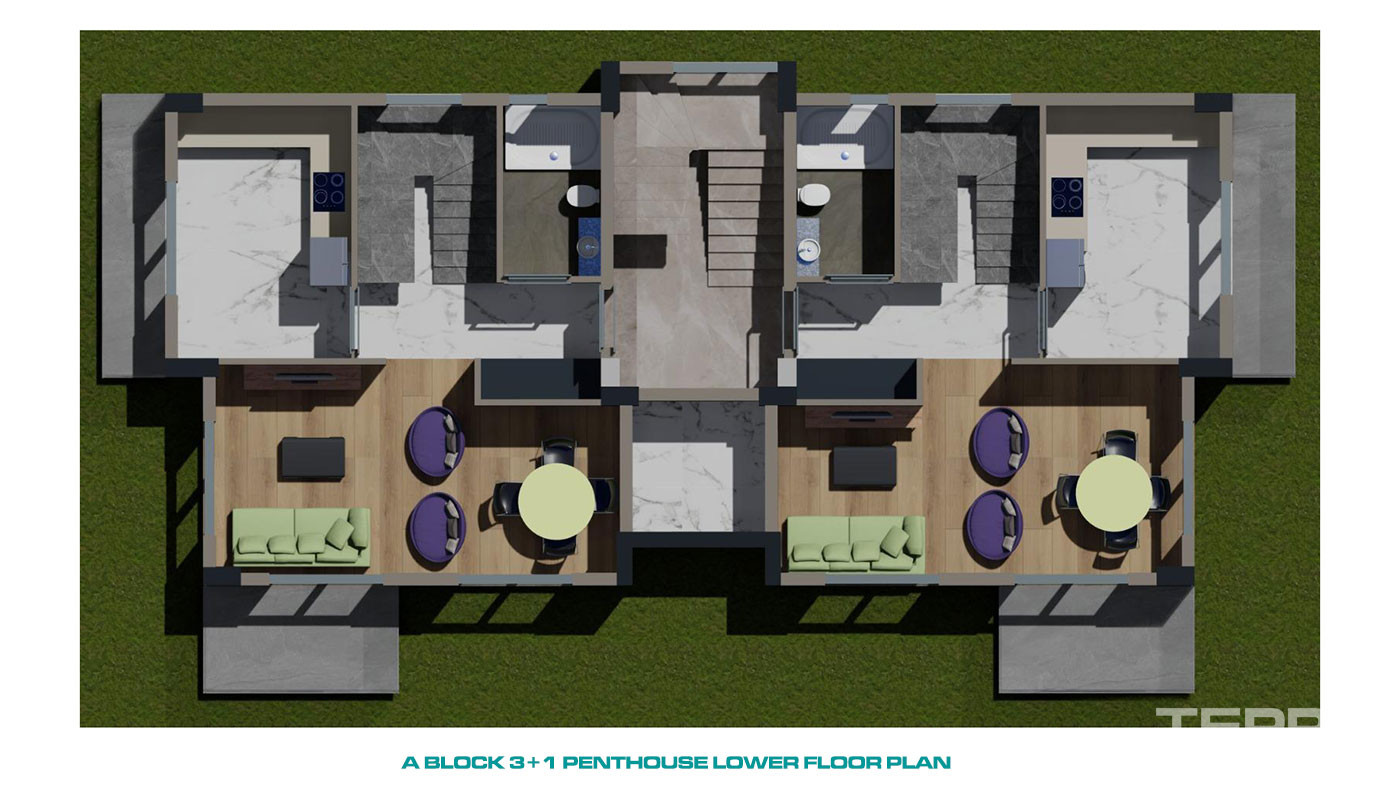 Stylish Key-Ready Apartments in a Complex with a Pool in Ilıca, Side - 101508