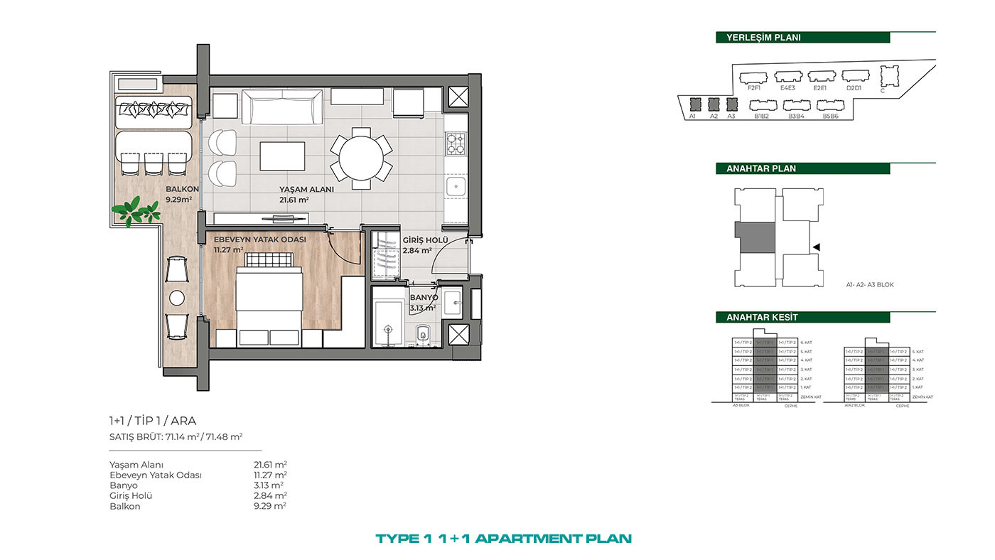 Apartments in a Family-Oriented Residence in Küçükçemece, İstanbul - 101579
