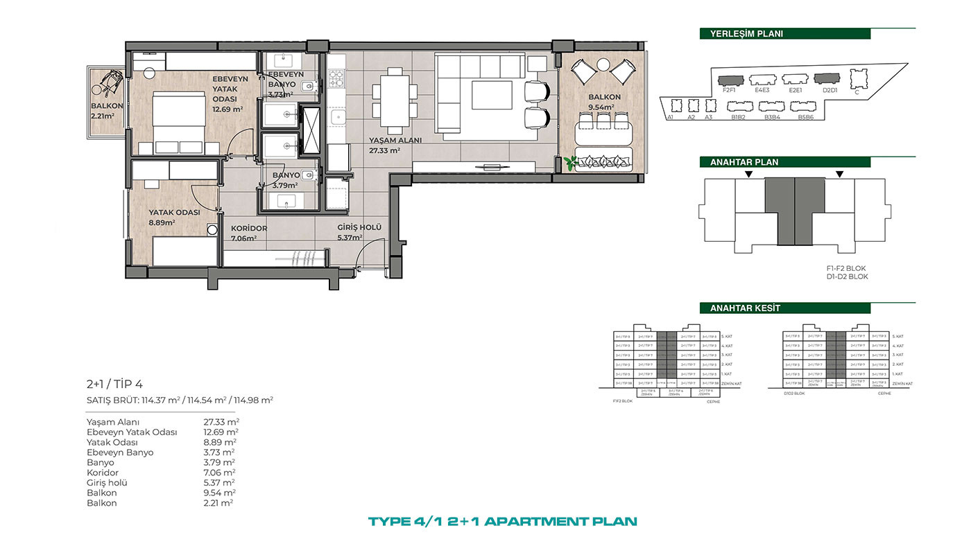 Apartments in a Family-Oriented Residence in Küçükçemece, İstanbul - 101587