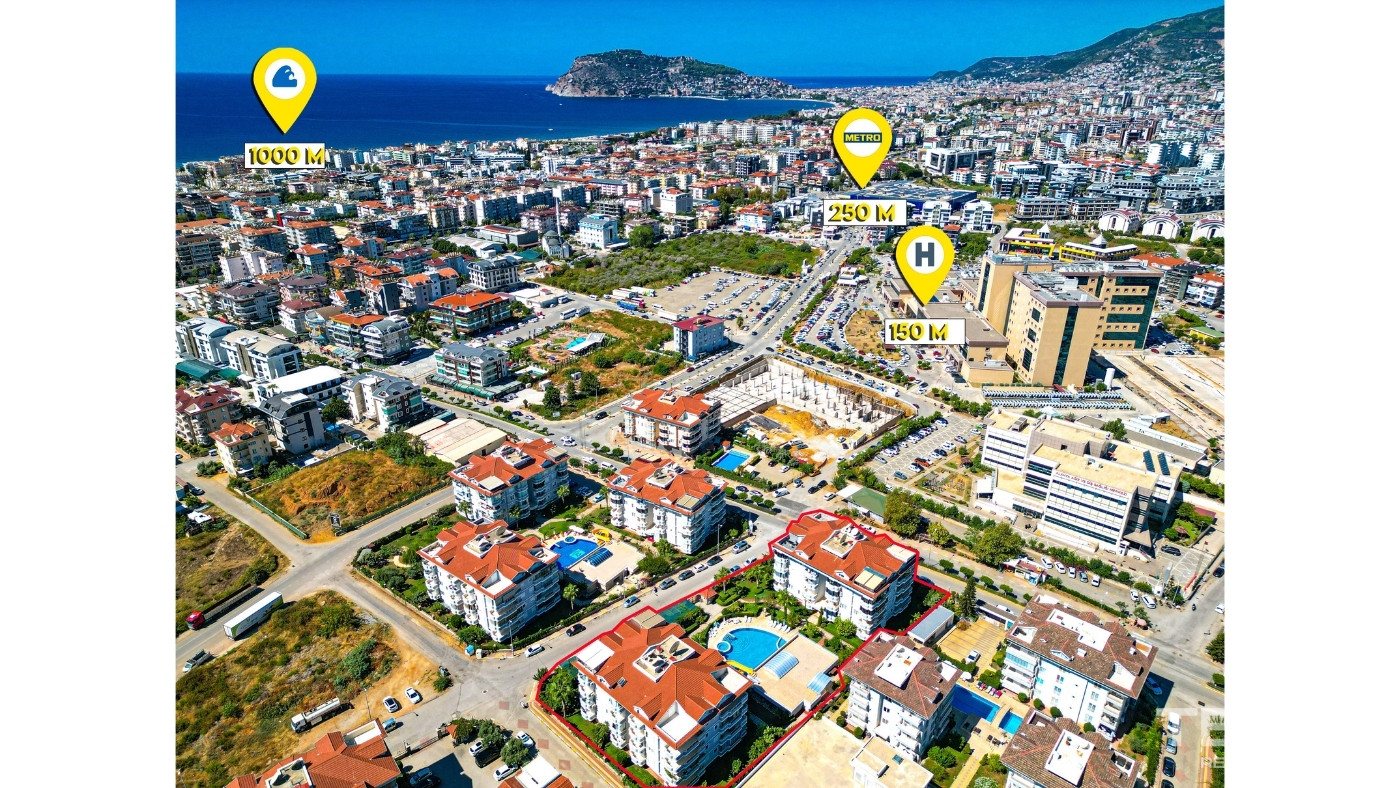 Apartamenty na sprzedaż w Oba Crown 2, Alanya – Luksusowe życie w Oba - 101912