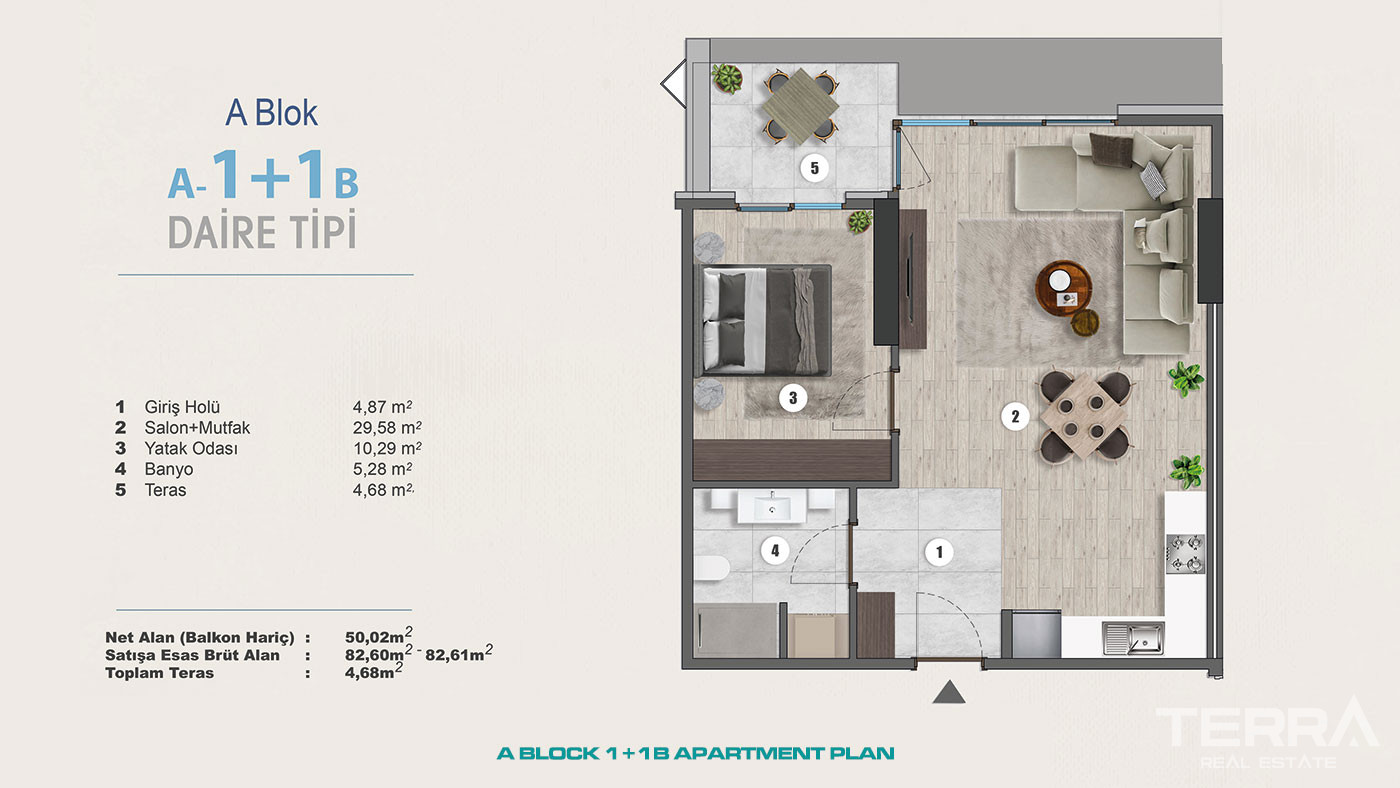Exclusive Sea View Apartments for Sale in Istanbul, Kartal, Turkey - 102262