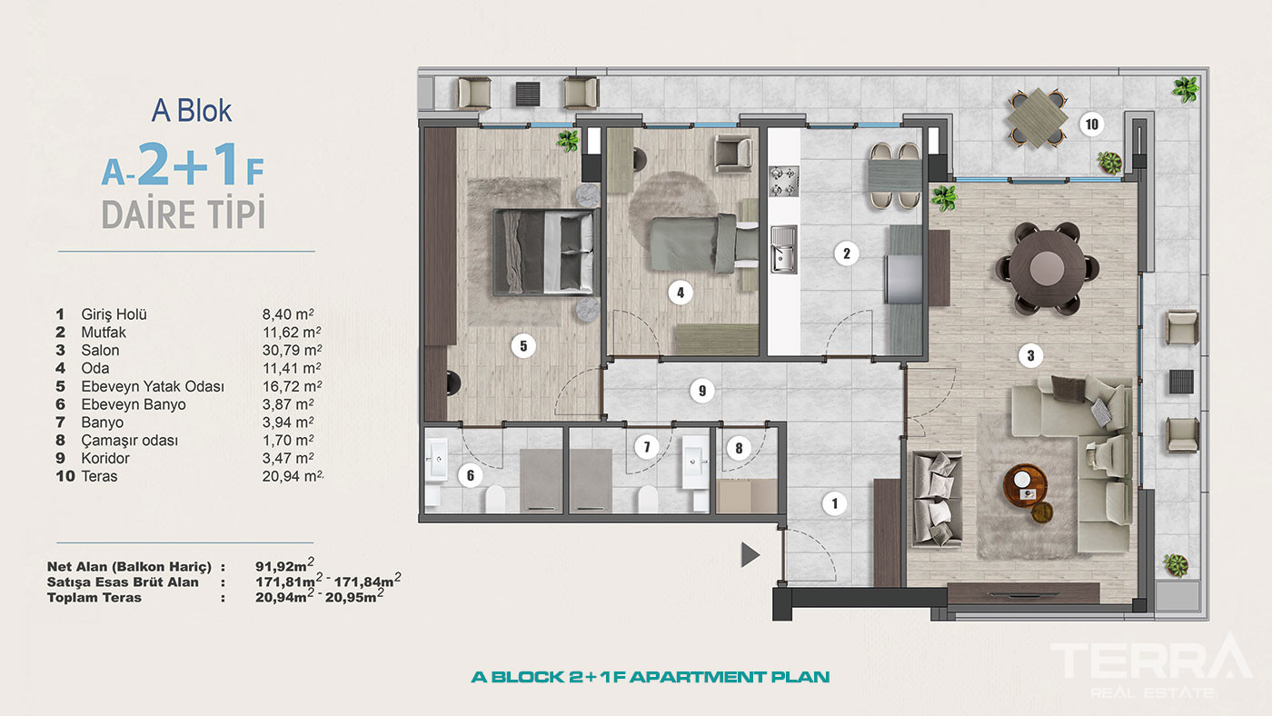 Exclusive Sea View Apartments for Sale in Istanbul, Kartal, Turkey - 102272