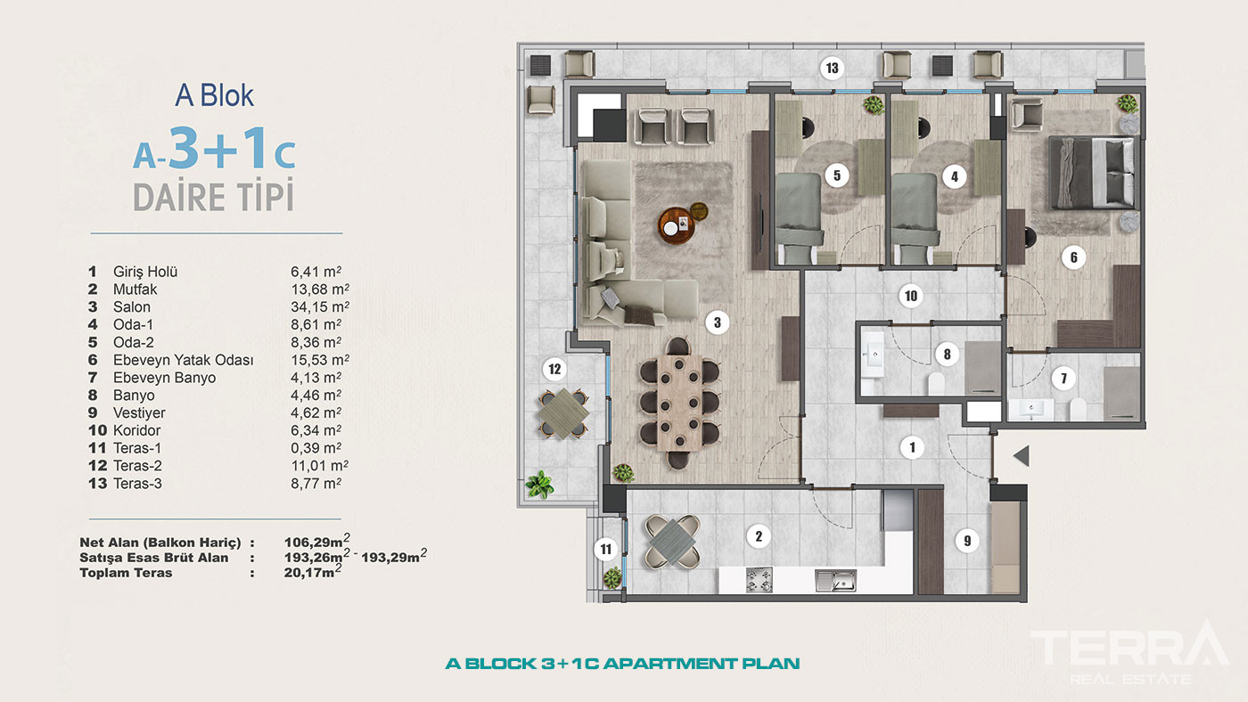 Exclusive Sea View Apartments for Sale in Istanbul, Kartal, Turkey - 102275