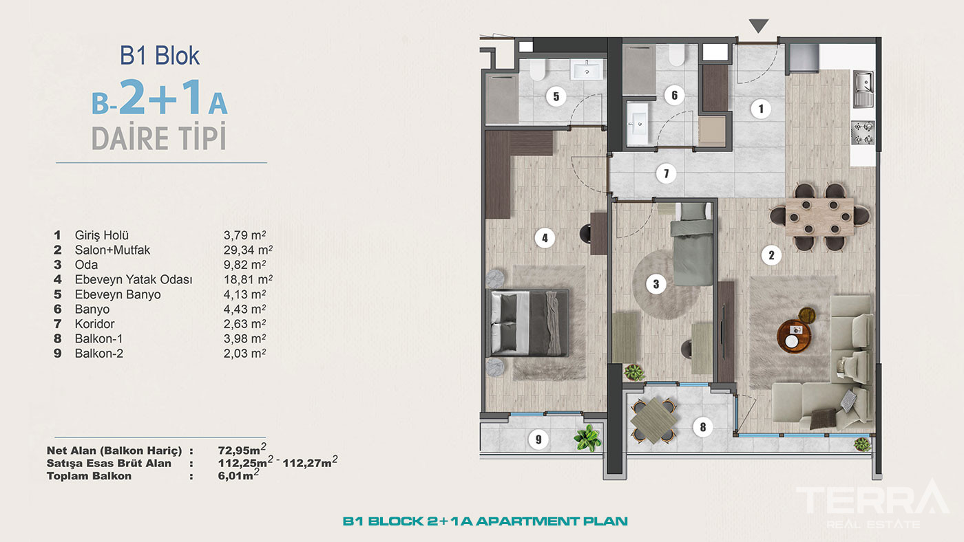 Exclusive Sea View Apartments for Sale in Istanbul, Kartal, Turkey - 102277
