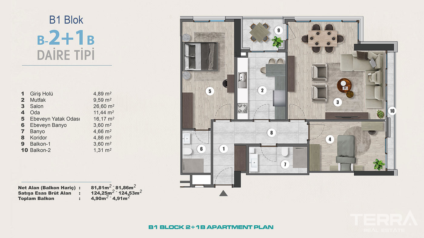 Exclusive Sea View Apartments for Sale in Istanbul, Kartal, Turkey - 102278