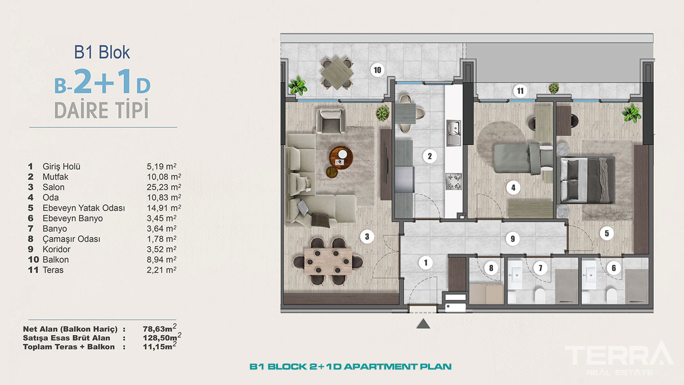 Exclusive Sea View Apartments for Sale in Istanbul, Kartal, Turkey - 102281