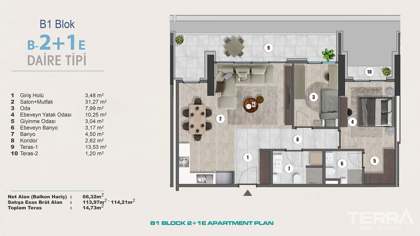 Exclusive Sea View Apartments for Sale in Istanbul, Kartal, Turkey - 102283