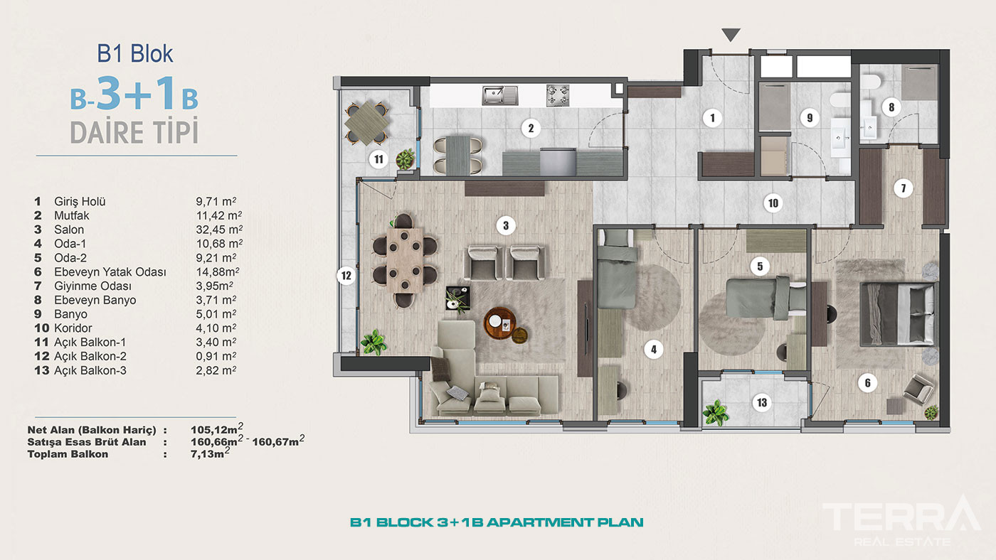 Exclusive Sea View Apartments for Sale in Istanbul, Kartal, Turkey - 102285