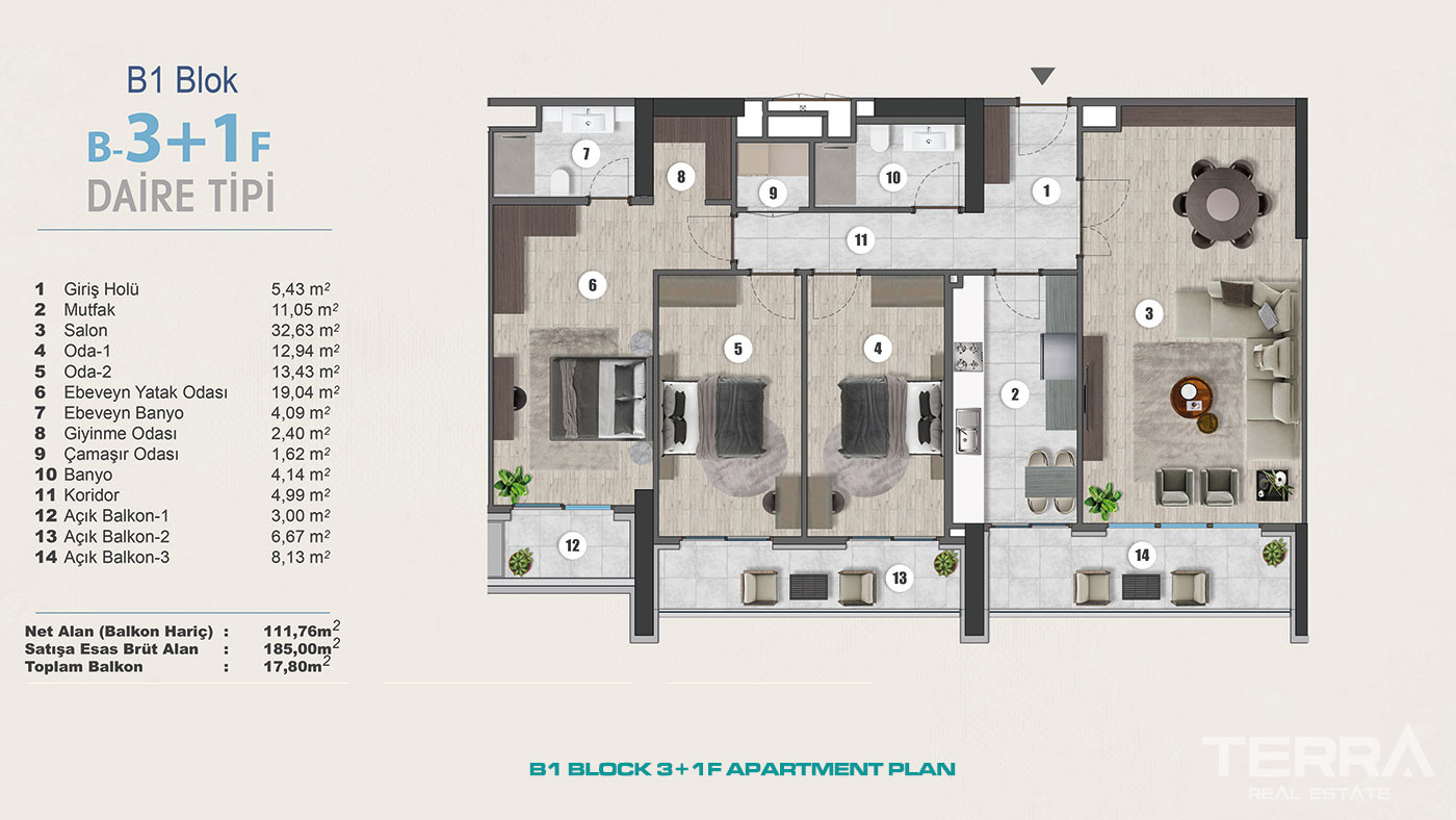 Exclusive Sea View Apartments for Sale in Istanbul, Kartal, Turkey - 102290