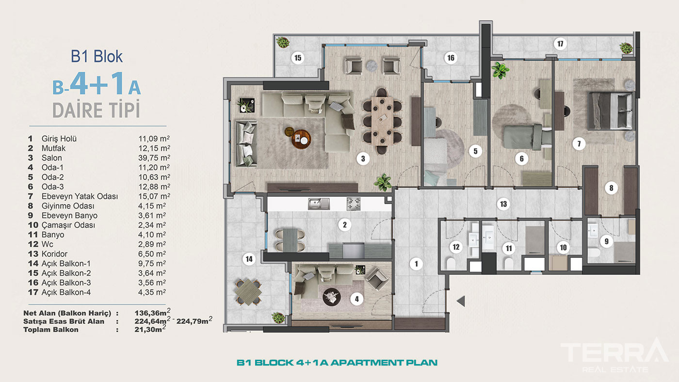 Exclusive Sea View Apartments for Sale in Istanbul, Kartal, Turkey - 102292