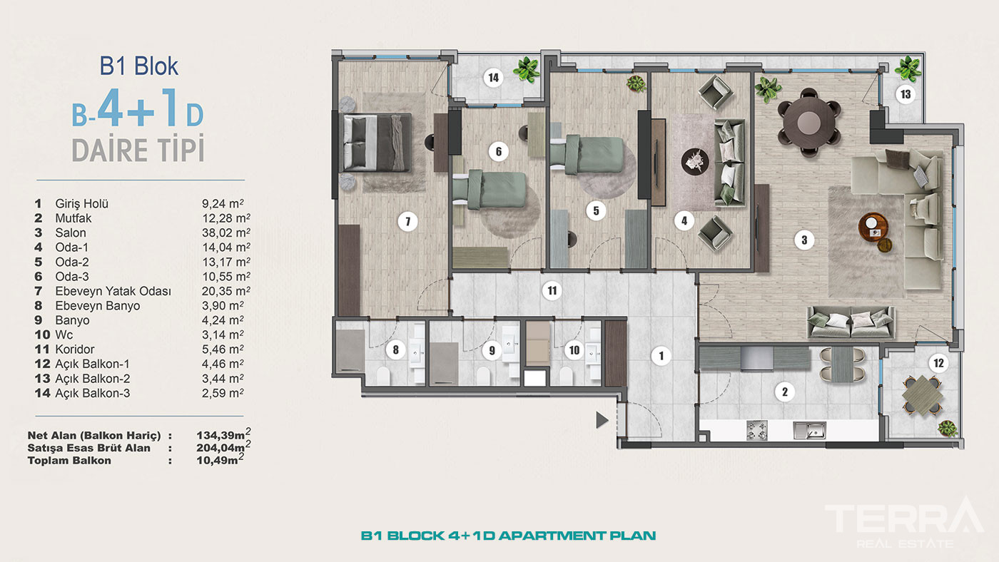 Exclusive Sea View Apartments for Sale in Istanbul, Kartal, Turkey - 102294
