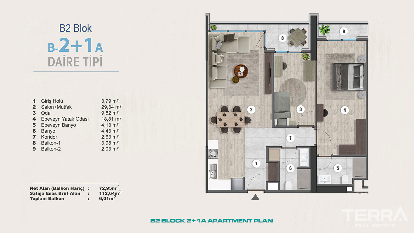 Exclusive Sea View Apartments for Sale in Istanbul, Kartal, Turkey - 102296