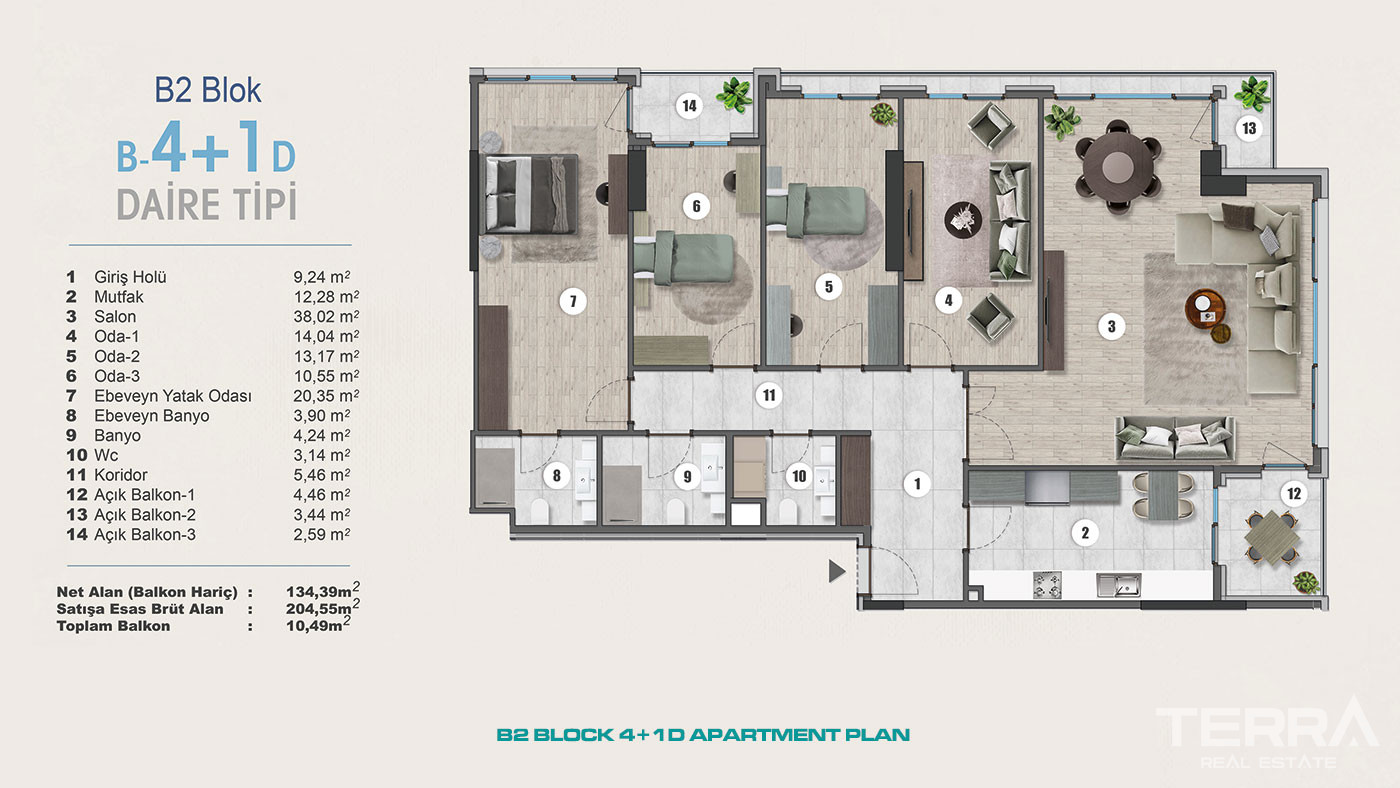 Exclusive Sea View Apartments for Sale in Istanbul, Kartal, Turkey - 102312