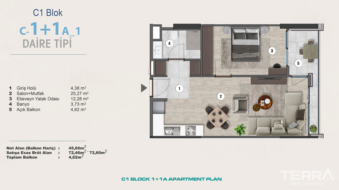 Exclusive Sea View Apartments for Sale in Istanbul, Kartal, Turkey - 102313