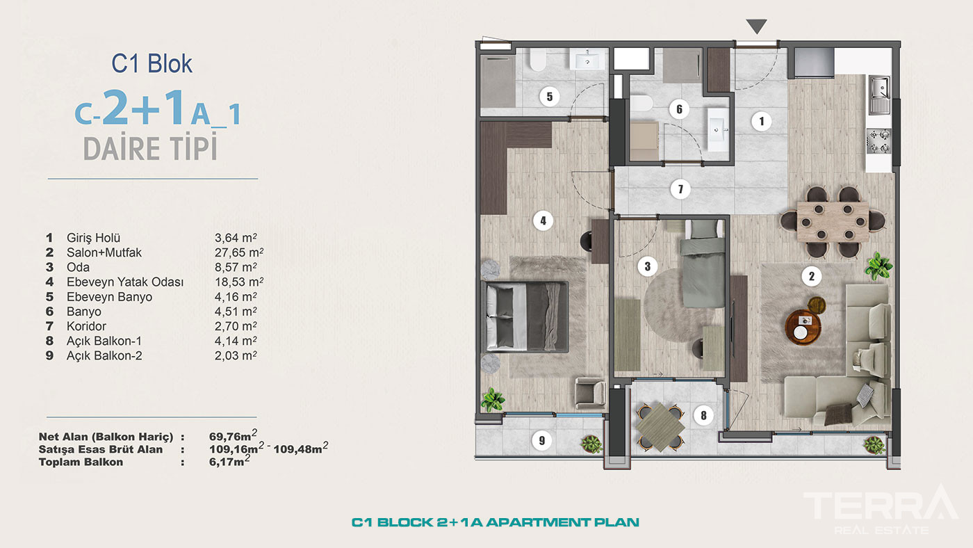 Exclusive Sea View Apartments for Sale in Istanbul, Kartal, Turkey - 102314