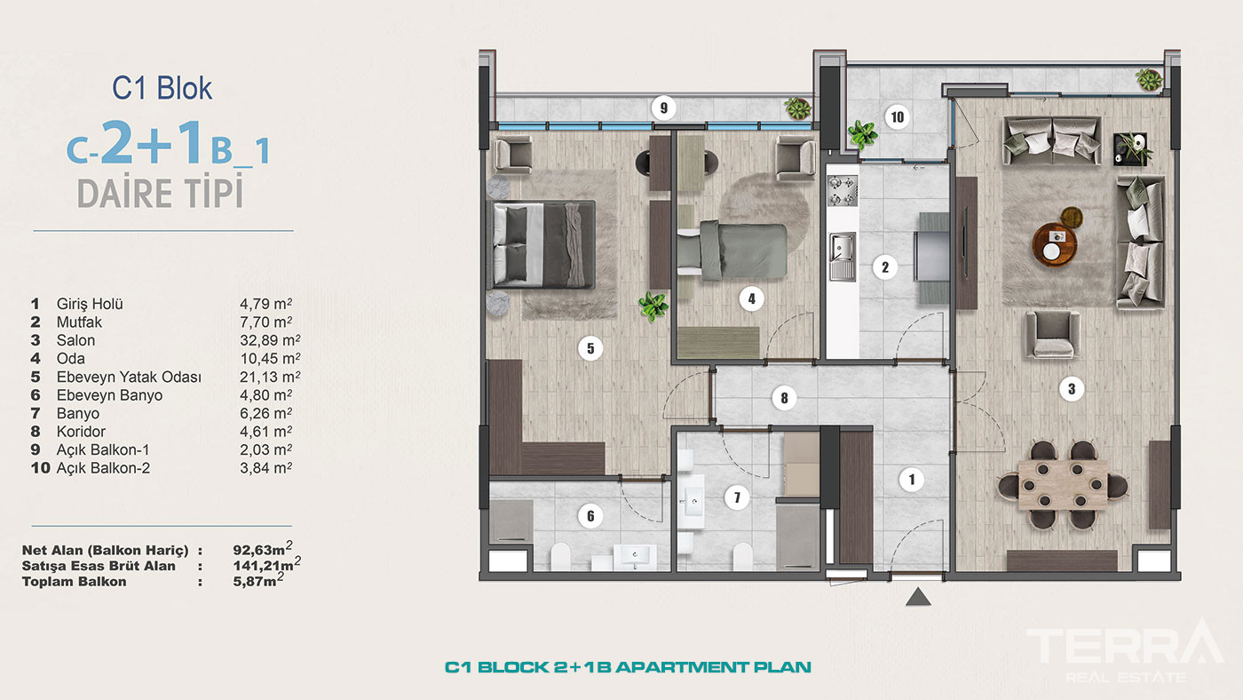 Exclusive Sea View Apartments for Sale in Istanbul, Kartal, Turkey - 102315