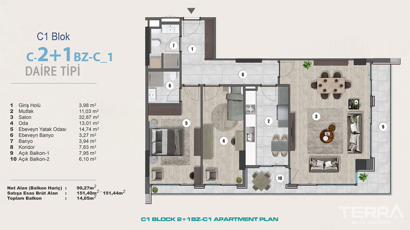 Exclusive Sea View Apartments for Sale in Istanbul, Kartal, Turkey - 102320
