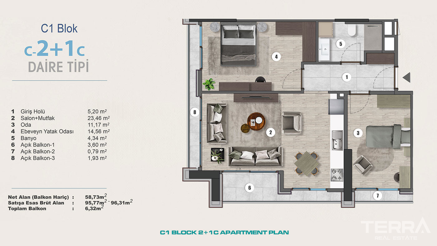 Exclusive Sea View Apartments for Sale in Istanbul, Kartal, Turkey - 102322