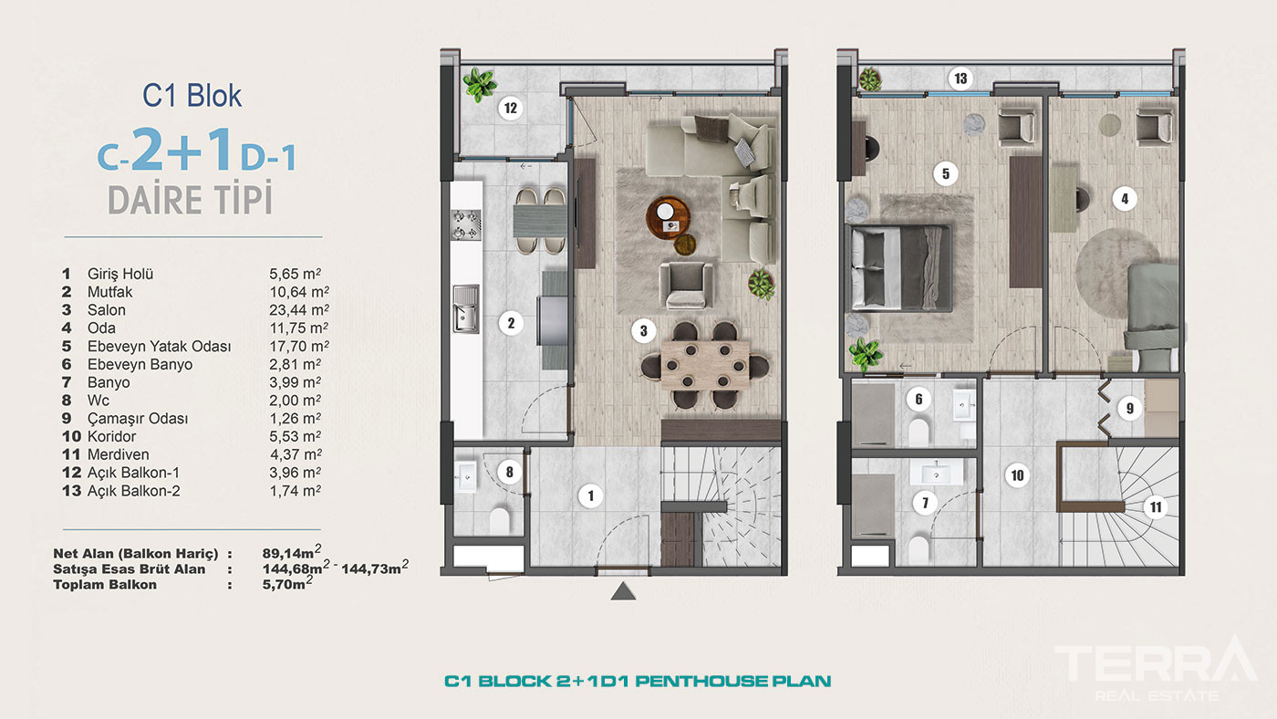 Exclusive Sea View Apartments for Sale in Istanbul, Kartal, Turkey - 102323