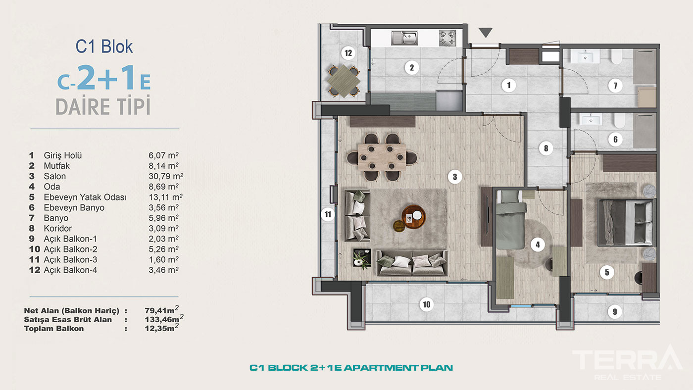 Exclusive Sea View Apartments for Sale in Istanbul, Kartal, Turkey - 102324