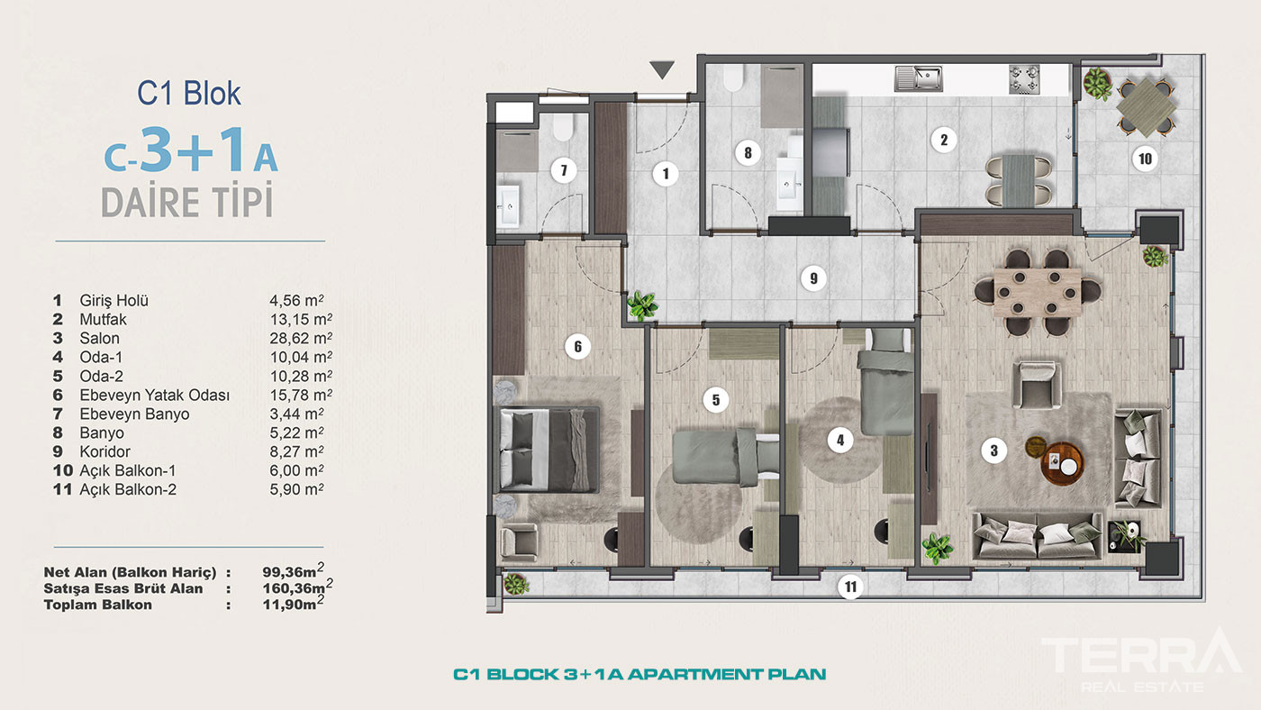 Exclusive Sea View Apartments for Sale in Istanbul, Kartal, Turkey - 102325