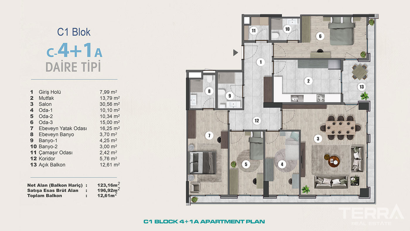 Exclusive Sea View Apartments for Sale in Istanbul, Kartal, Turkey - 102327