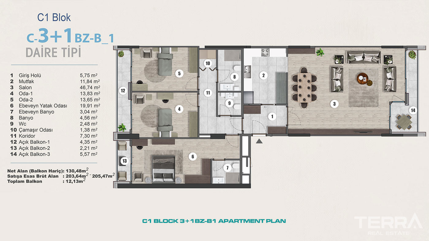 Exclusive Sea View Apartments for Sale in Istanbul, Kartal, Turkey - 102328