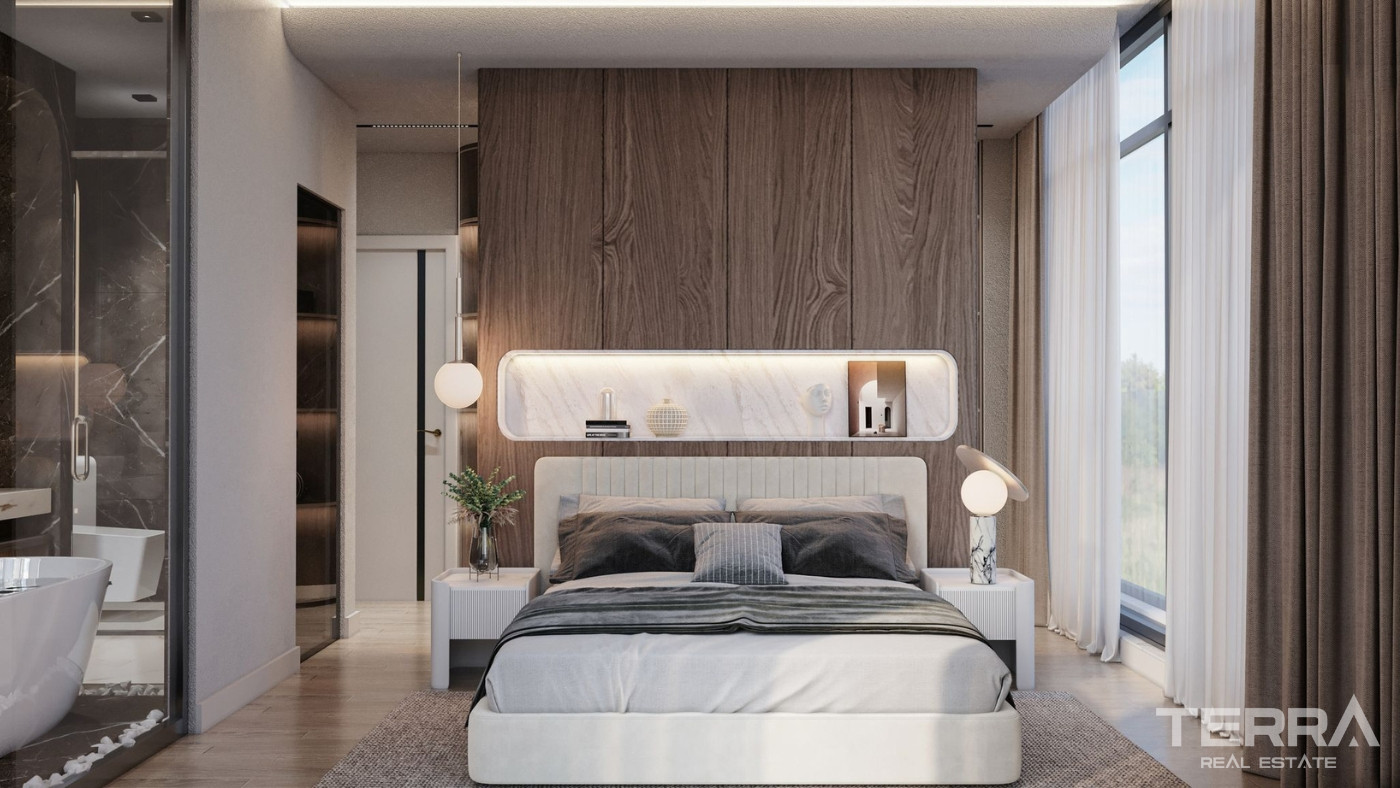 Modern Hillside Villas with Private Pools in a Quiet Part of Alanya - 102529