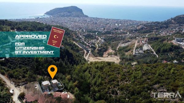 Modern Hillside Villas with Private Pools in a Quiet Part of Alanya