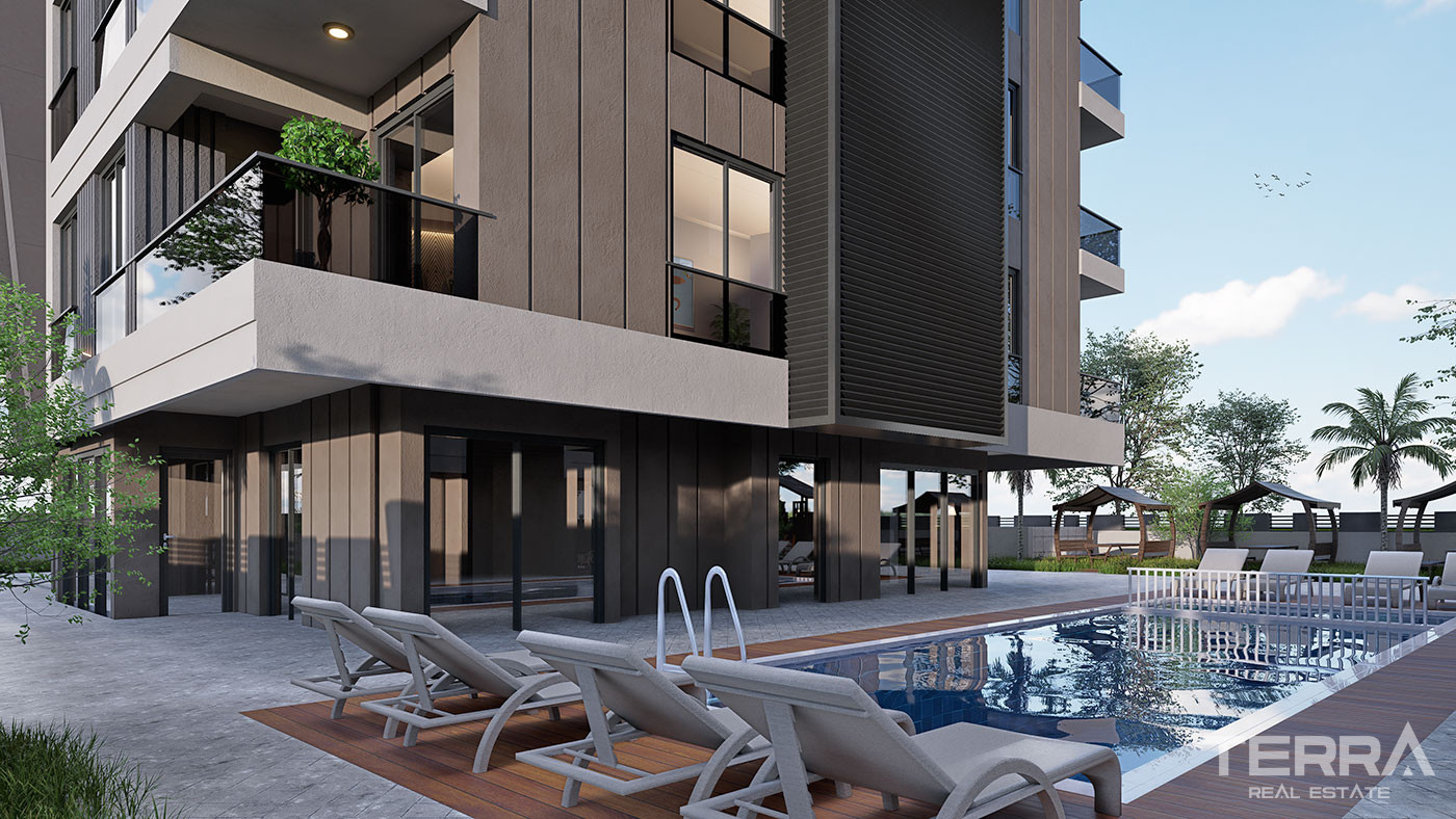 Lejligheder nær havet i Muratpaşa, Antalya Centrum, Tyrkiet - 102391
